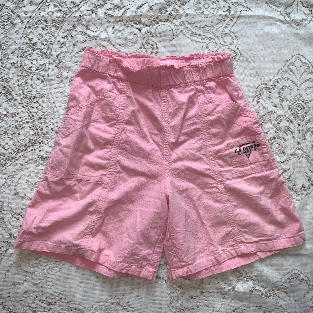 Vintage ej gitano pink shorts